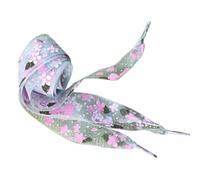 Abaodam Cordones Estampados Transparentes 140 CM Cordones de 28 CM para Zapatos Casuales y Deportivos Pack de 4 Pares Rojo Verde Azul y Morado