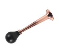Abaodam Corneta de Alarma Portátil de Latón con Bulbo de Goma, Bocina Acústica de Señal de Emergencia, Cuerno Manual Compacto para Rescate y Advertencia en Exteriores