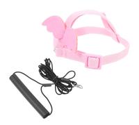 Abaodam Correa Arnés para Pájaros Ligera con Mango Antideslizante Kit de Entrenamiento para Vuelo al Aire Cuerda Suave para Control de Vuelo y Aves Pequeñas Color Rosa