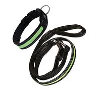 Abaodam Correa Luminosa para Perros LED Cuerda De Duradera para Caminatas Nocturnas Color Incluye Collar y Correa