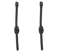 Abaodam Correas de Repuesto Ajustables para Patines en Línea Hebilla Plástica Negra, 280 Mm de Largo, Juego de 2 Unidades Tornillos, Accesorios Compatibles para Patinaje en Pista