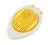 Abaodam Cortador de Huevos de Plástico Ligero Base Hueca, Herramienta Multifuncional para Cortar Huevos Duros y Fresas en Preparación de Cocina