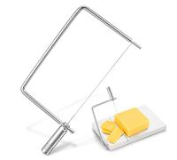 Abaodam Cortadora de Queso y Mantequilla de Acero Inoxidable con Diseño Compacto y Alambre Resistente para Cortar en Cocina y Servir Fácilmente