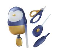 Abaodam Cortauñas Para Bebés Juego De Cuidado De Uñas Tijeras y Pinzas Morado Para Recién Nacidos y Bebés Pequeños Kit De Manicura Para Aseo Seguro
