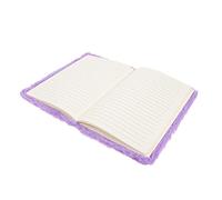 Abaodam Cuaderno de Peluche de Unicornio con Diseño de Diario Decorativo para Escritura Creativa y Notas Diarias Color Violeta