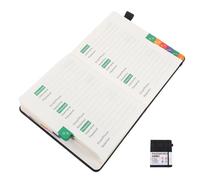 Abaodam Cuaderno para Contraseñas B6 Pestañas Alfabéticas y Registro de Sitios Web para Personas Mayores en Oficina y Viajes, Organización Segura de Credenciales