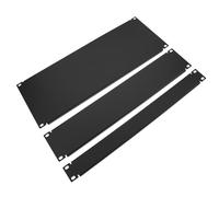 Abaodam Cubierta Ciega para Gabinete de Equipo 1u 2u 4 Unidades Metal Negro