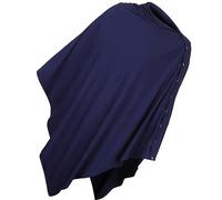 Abaodam Cubierta de Lactancia Multifuncional Transpirable para Mamá, Funda para Cochecito de Ñiño Resistente al Viento, Protección Solar y Antiexposición, Color Azul Marino, Tamaño