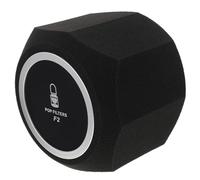 Abaodam Cubierta De Micrófono Esponja Absorbente De Sonido Protector Negro Transpirable Fácil Instalación Para Grabación Transmisión y Uso Profesional