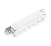 Abaodam Cubierta para Pick Up de Guitarra Eléctrica Protector de Plástico para Humbucker Compatible con Pick Ups de Bobina Simple Instalación Color Plateado