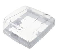 Abaodam Cubierta Transparente de Plástico para Timbre Exterior Diseño Autoadhesivo para Protección en Puertas y Manijas en Ambientes al Aire Libre