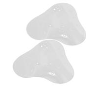 Abaodam Cubiertas de Silicona para Pecho Protector de Lactancia para Madres Lactantes, Reutilizables, Ultrafinas, Orificios de Ventilación, Transparentes, Ajustables, Set de 2 Piezas