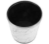 Abaodam Cubo de Basura sin Tapa para Baño y Hogar de 10l, Diseño Industrial Simple Base Sólida Reforzada y Material Plástico Resistente para Oficina y Estudio