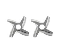 Abaodam Cuchillas de Corte 2 Piezas Fáciles de Instalar y Limpiar para de Acero Inoxidable Accesorio para Cocina en Color Plata de