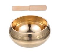 Abaodam Cuenco Budista Tibetano Cuenco de Meditación y Relajación Hecho Mano para Yoga y Terapia de Sonido con Mazo de Sonido