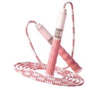 Abaodam Cuerda para Saltar Cuentas de Bambú para Color Rosa Inicial Personalizable Longitud 175 M Cuerda Fitness para Ejercicio y Educación Física Infantil