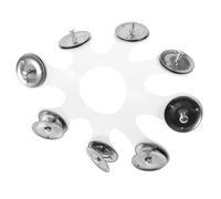 Abaodam Cymbal Tambourine Drum Hihat Accesorio De Percusión Placas De Campana Para Estilos De Música Versátiles