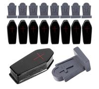 Abaodam de Lápidas en Miniatura Accesorios Creativos y Prácticos 20 Piezas de Resina y Ambiente Espeluznante Color Aleatorio para de Halloween para Fiesta Temática