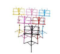 Abaodam De Música Ajustable Trípode Plegable Para Partituras Soporte Metálico Para Transportar y Accesorios De Guitarra Para Practice Casa Color Rosa