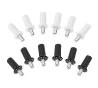Abaodam de Pasadores de Reparación Prácticos y Fáciles de Instalar para Persianas 16 Piezas Material Abs y Acero Inoxidable para Contraventanas y Muebles