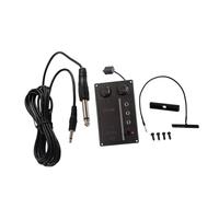 Abaodam De Violín Con Ecualizador Silenciado Preamplificador Adaptador Piezoeléctrico Accesorio Para Violín Con Cable De Salida