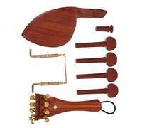 Abaodam De Violín De Repuesto Mentonera De Madera Cordal Pasador Para Principiantes y Profesionales