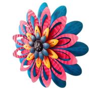 Abaodam Decoración De Pared De Hierro Girasol Colgante De Pared Flor Arte Para Dormitorio Adorno Metalico Para Paredes Rustico