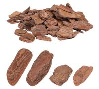 Abaodam Decoración Natural para Terrarios de Reptiles Corteza de Pino Pulida 500 G Paquete para Caja de Tortugas y Reptiles Material de Paisajismo para Terrarios