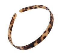 Abaodam Diadema Antideslizante de Acetato Diseño de Leopardo para Mujer y Niña, Aro Cabello Creativo y Funcional Adecuado para Lavar el Rostro o Uso Diario