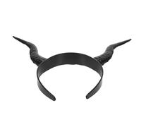 Abaodam Diadema de Cuerno Infernal para Cosplay de Halloween Accesorio de Plástico para Disfraces de Bruja Gótica para Fiestas de Disfraz y Fotos