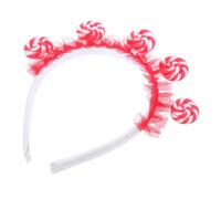 Abaodam Diadema De Piruleta Roja Para Niñas Tocado De Dibujos Animados Adorable Para Fiestas De Cumpleaños Accesorio Divertido Para Eventos Festivos y Carnavales