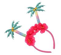 Abaodam diadema hawaiana Playa tropical Banda de cabello diadilla sombreros de fiesta de verano Venda trópico disfraz hawaiano sombreros hawaianos diademas para fiesta hawaiana el plastico