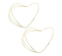 Abaodam Diadema para Manualidades 4 Capas Diseño Floral, Base de Tiara para Elaboración de Tocados Chinos Tradicionales, 2 Unidades, Marco para Hacer Sombreros, Accesorio para