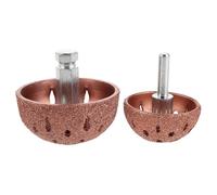 Abaodam Disco de Lijado Neumático de Tungsteno 55 MM y 42 MM Muela Abrasiva para Pulidora de Neumáticos Cabezal de Pulido Varilla Kit de Reparación Automotriz Herramienta Precisa para