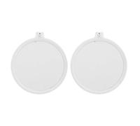 Abaodam Discos Difusores de Aire para Acuario 50 MM Blancos 2 Piezas Piedra Difusora Nano de Burbujas Finas Silenciosa Generador de Oxígeno para Pecera Mini Bomba de Aire para