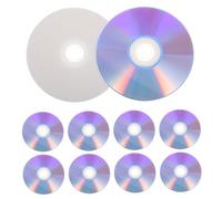 Abaodam Discos DVD-r Grabables Plástico Resistente de Alta Capacidad 10 para Respaldo de Fotos y Entretenimiento en Casa