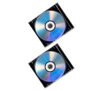 Abaodam Discos DVD Vírgenes Grabables y Gestión de Información en Proyectos de Alta Capacidad con Estuche de Plástico 2 Juegos para Grabación Profesional de Vídeo