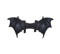 Abaodam Disfraz de Murciélago para Perros Pequeños Alas Negras Ajustables, Tamaño Mediano, Accesorio Ligero y Cómodo para Fiesta de Halloween y Cosplay de Mascotas