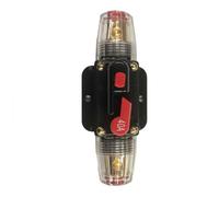 Abaodam Disyuntor Fusible Reiniciable para Coche Protección Circuito Audio Botón Reinicio Montaje Panel o Motor Compatible Barco y Moto