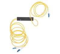Abaodam Divisor Óptico de Fibra Lc 1x2, Empalme Fusible Compacto | Conector Frío para Red Doméstica y Oficina, Uso Profesional, para Armarios de Red y Gaming