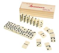 Abaodam Dominó Infantil y Adulto Tamaño 4.8d, Ficha de Melamina, Juego de Mesa Familiar Interactivo para Fiesta y Entretenimiento Social, Set para Jugadores y Noche en Casa