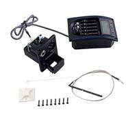 Abaodam Ecualizador de Línea Azul de Cinco Bandas Preamplificador de Guitarra Pastilla Piezoeléctrica sin Batería para Afinación Manual Automática