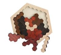 Abaodam Educativo de Puzzle Hexagonal Juguete Infantil para Estimular Creatividad Ingenio y Niñas Bloques de Construcción con Diseño Seguro y Pulido Suave