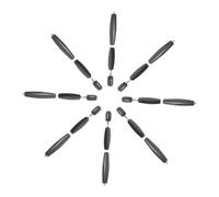 Abaodam Eje de Saxofón con Tornillo Resistente y Ligero en Abs y Metal, Accesorio para Saxofón Negro Adecuado para Reparaciones y Recambios Profesionales