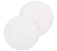 Abaodam Envoltura Pecho Aceite Esencial de Ricino, 2 Piezas Reutilizables, Discos Absorbentes Blancos para Cuidado Personal y Relajación