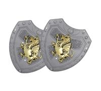 Abaodam Escudo con Diseño de Dragón para Niños Y Niñas Juego de Simulación Disfraz Escudo Armadura Medieval Soldado Romano Escudo