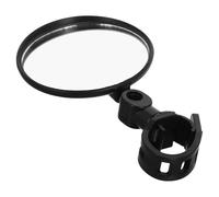 Abaodam Espejo Retrovisor de Seguridad para Manillar de Bicicleta y Scooter, Plástico Negro, Instalación Fácil, para Bicicleta Eléctrica Montaña