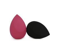 Abaodam Esponja de Maquillaje en Forma de Corazón y Huevo, 2 Piezas, Material Plástico, para Uso Húmedo y Seco, Adecuado para Aplicar Base y Maquillaje
