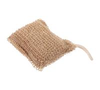 Abaodam Esponja Exfoliante Corporal Natural de Lufa de Doble Cara para Baño Purificación Profunda y Material de Yute Ligero y Portátil Adecuado para Uso en Baños