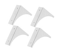 Abaodam Esquineras Metálicas para Muebles de Cobre, Protectores de Seguridad Cubierta del Borde, Decorativos y Ligeros para Escritorios y Mesas, Pack de 4 Piezas